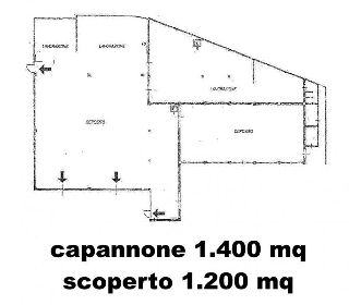 zoom immagine (Capannone 1700 mq, zona Torre del Moro)